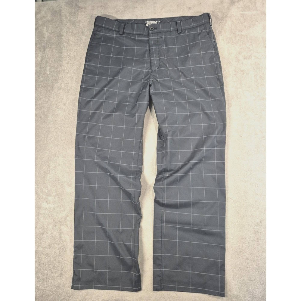 Nike Golf Tour Performance Dri-Fit Pants Windowpane Grey, Size 35x32 Preppy